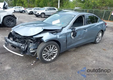 2019 Infiniti Q50 3.0T Luxe из США, поврежденный, VIN JN1EV7AP0KM510133